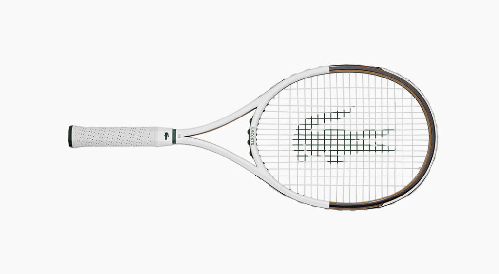Lacoste Clothing Brand tennis racket