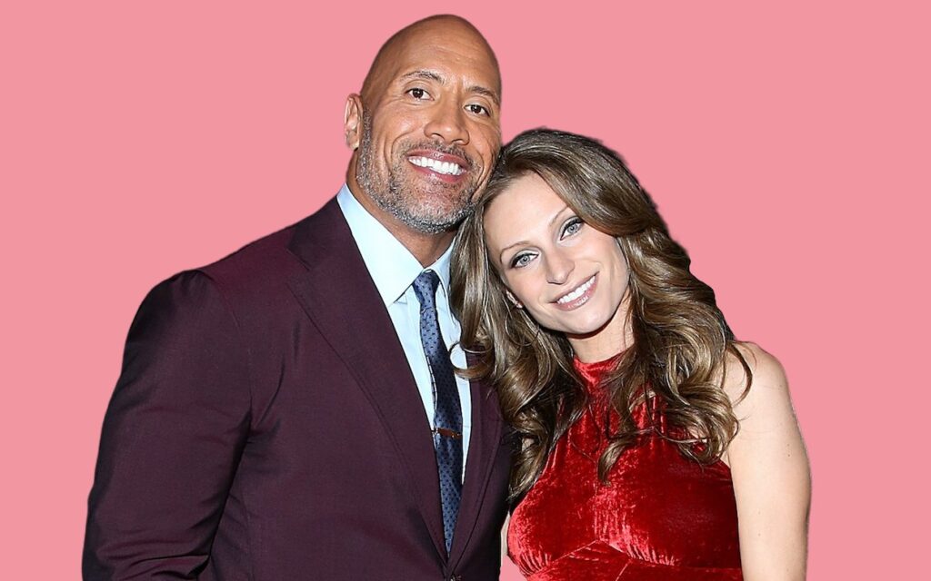 Dwayne Johnson The Rock and his wife Lauren Hashian 