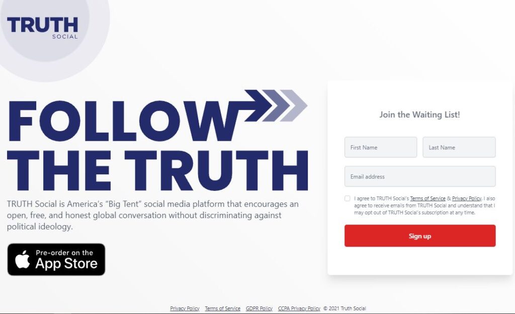 Donald Trump's 'Truth Social' Media App