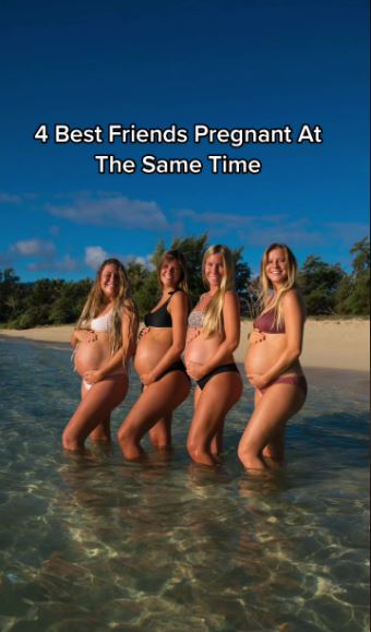 4 Best Friends Trend On TikTok For Getting Pregnant At The Same Time
