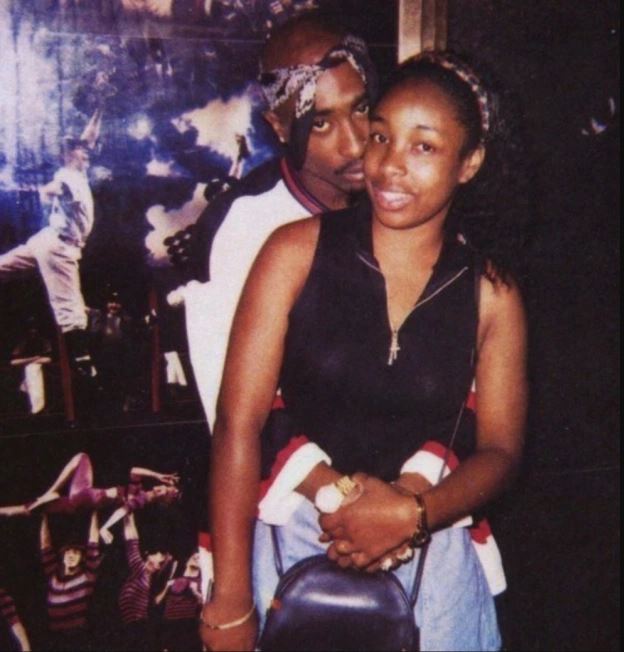 Tupac and wife