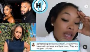 Actor Tyler Lepley's Ex-fianceé April King Slams Miracle Watts For Including Her Kids As Hers, She Responds