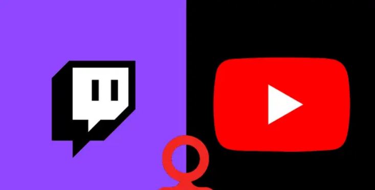Twitch and YouTube logos