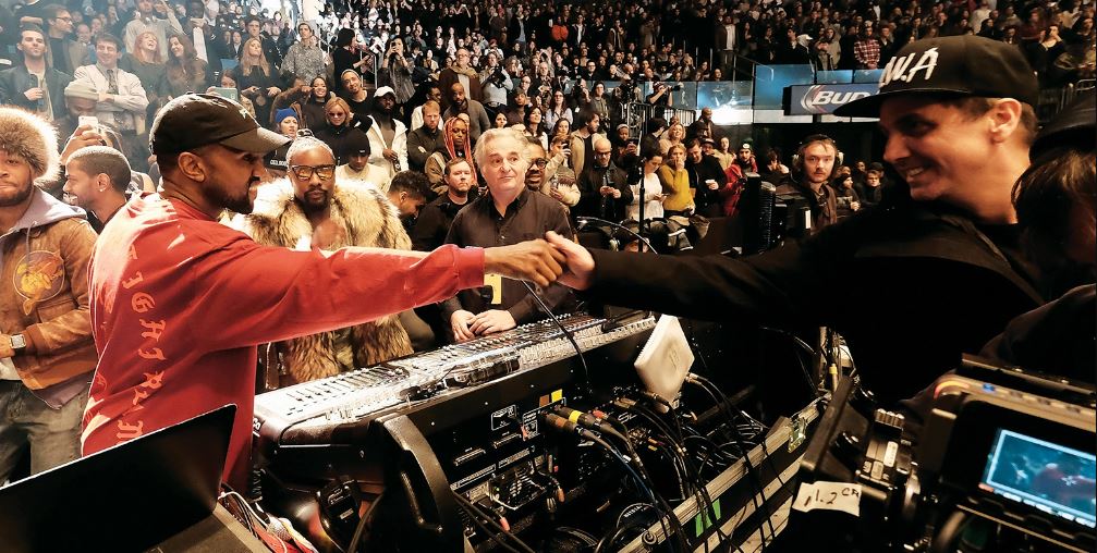 Mike Dean and Kanye West