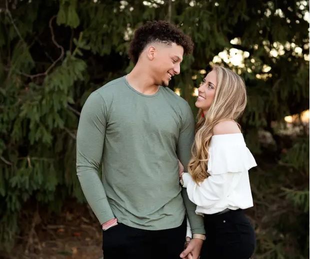 Patrick Mahomes and Brittany have been together since their high school days