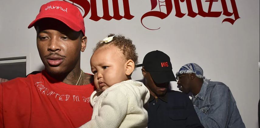 YG and his oldest daughter Harmony
