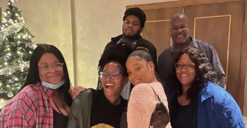 Keke Palmer and her family
