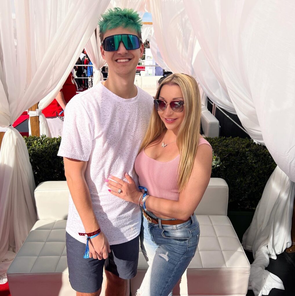Ninja and his wife Jessica Blevins share the same birth month but have a year age gap. Image Source: Instagram